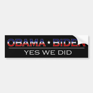 Autocollant De Voiture Obama * Biden - adhésif pour pare-chocs