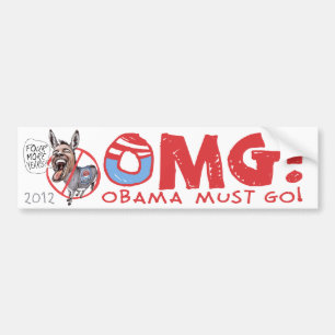 Autocollant De Voiture Obama doit mettre 2012