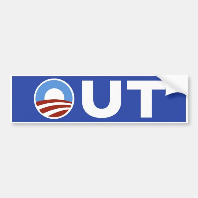 Autocollant De Voiture Obama en 2010 (Devant)