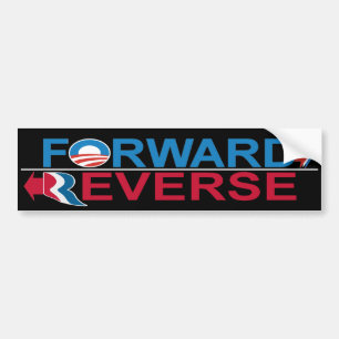 Autocollant De Voiture Obama en avant - adhésif pour pare-chocs inverse
