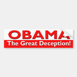 Autocollant De Voiture obama la grande duperie
