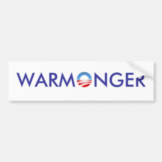 Autocollant De Voiture Obama le belliciste