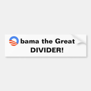 Autocollant De Voiture Obama le grand -- Diviseur !