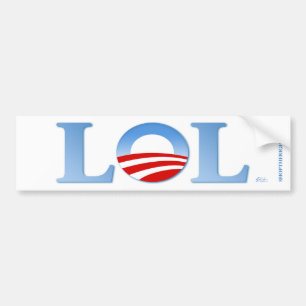 Autocollant De Voiture Obama LOL