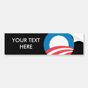 AUTOCOLLANT DE VOITURE OBAMA_O_