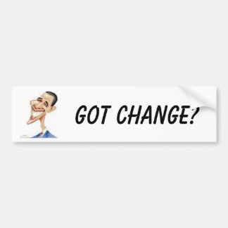 Autocollant De Voiture Obama, OBTENU le CHANGEMENT ?