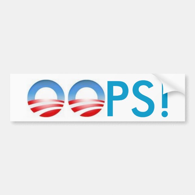 Autocollant De Voiture Obama OH LÀ LÀ ! ! (Devant)