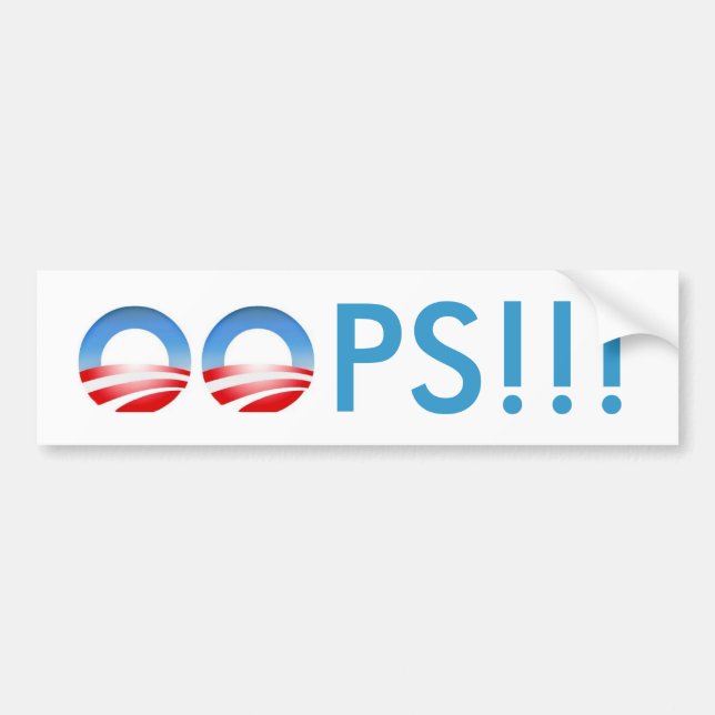Autocollant De Voiture Obama oh là là ! ! (Devant)