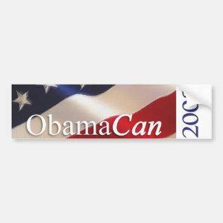 Autocollant De Voiture Obama peut - adhésif pour pare-chocs