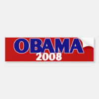 Obama rouge, blanc, bleu 2008