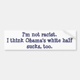 Autocollant De Voiture Obama suce ! ! !