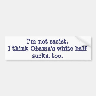 Autocollant De Voiture Obama suce ! ! !