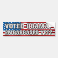 Obama voté ? Adhésif pour pare-chocs