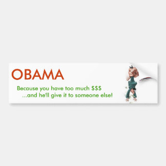 Autocollant De Voiture OBAMA vous imposera dans la soumission