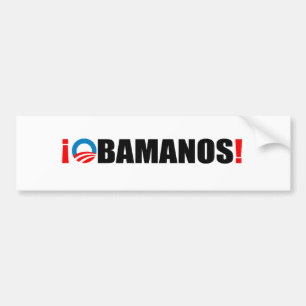 AUTOCOLLANT DE VOITURE OBAMANOS