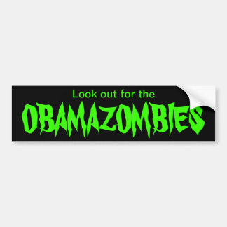 Autocollant De Voiture Obamazombies