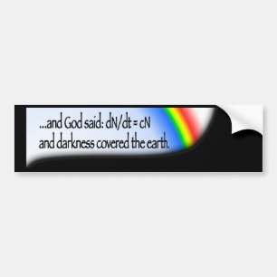 Autocollant De Voiture Obscurité (arc-en-ciel)