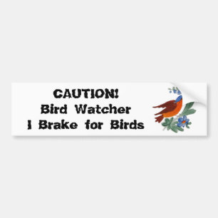 Autocollant De Voiture Observateur d'oiseaux