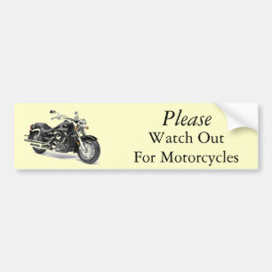 Autocollant De Voiture Observez svp pour des motos
