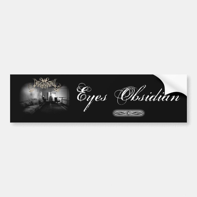 Autocollant De Voiture Obsidien de yeux (Devant)