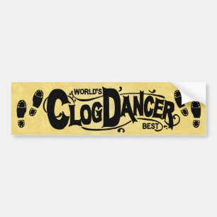 Autocollant De Voiture Obstruer vintage de danseur d'entrave
