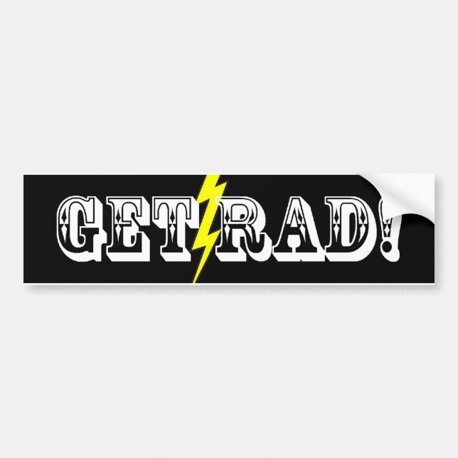 Autocollant De Voiture Obtenez le pare-chocs Sticket de rad (Devant)