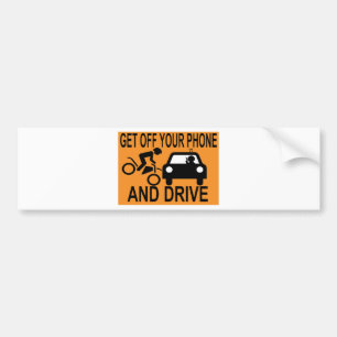 Autocollant De Voiture Obtenez outre de votre téléphone et conduisez