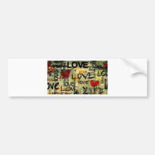 Autocollant De Voiture Obtenez Un Petit Graffiti D'Amour
