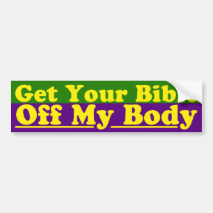 Autocollant De Voiture Obtenez votre bible outre de mon adhésif pour