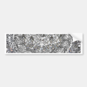 Autocollant De Voiture Obtenu à l'arrière - plan de diamants de Lotta