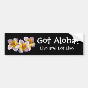 Autocollant De Voiture "Obtenu Aloha ? "- Adhésif pour pare-chocs