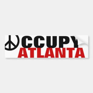AUTOCOLLANT DE VOITURE OCCUPER ATLANTA