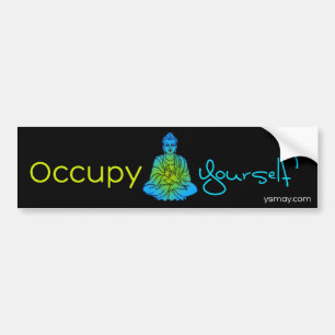 Autocollant De Voiture Occupez-vous Bumpersticker
