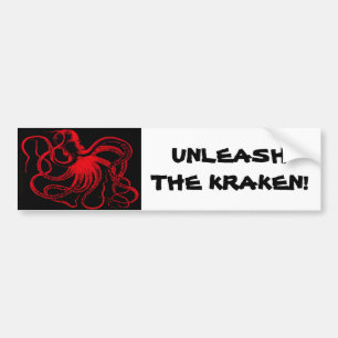 Autocollant De Voiture Octopus Nautique Steampunk Vintage Kraken Monster