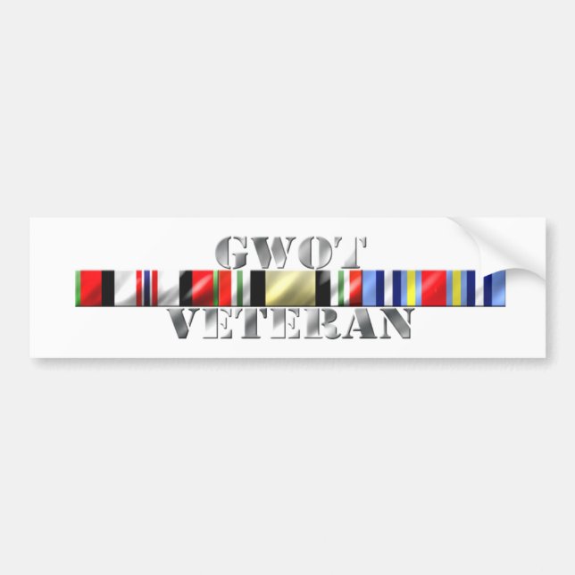 AUTOCOLLANT DE VOITURE OEF OIF GWOTE (Devant)