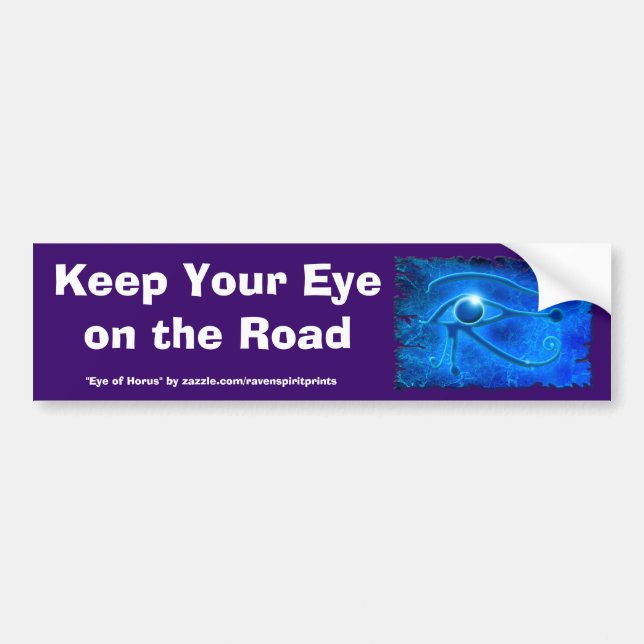 Autocollant De Voiture OEil WADJET de HORUS Imaginaire Sticker (Devant)