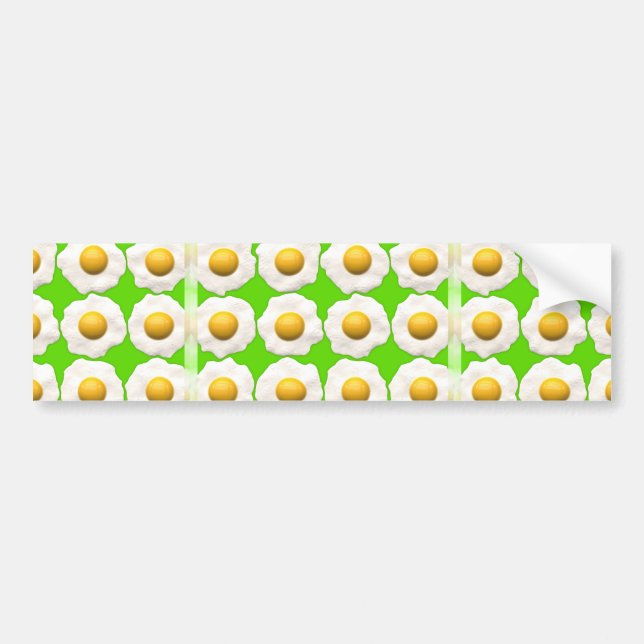Autocollant De Voiture oeufs verts (Devant)