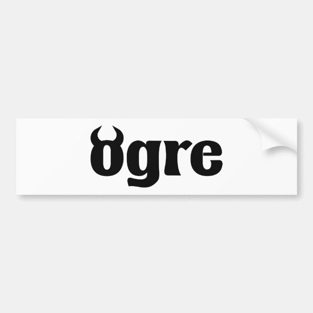 Autocollant De Voiture Ogre (Devant)