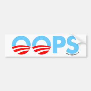 Autocollant De Voiture Oh là là ! erreur d'Obama