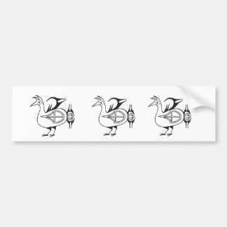 Autocollant De Voiture Oiseau d'eau de San Idelfonso