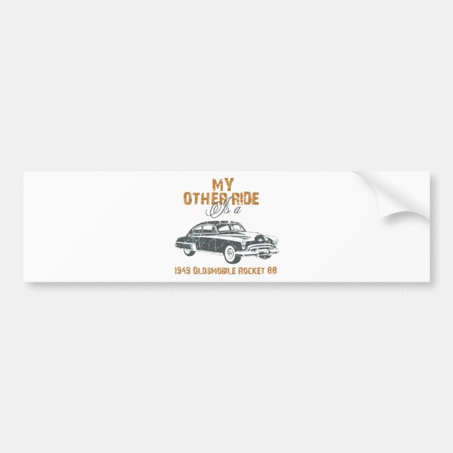 Autocollant De Voiture Oldsmobile 1949 Rocket 88 (Devant)