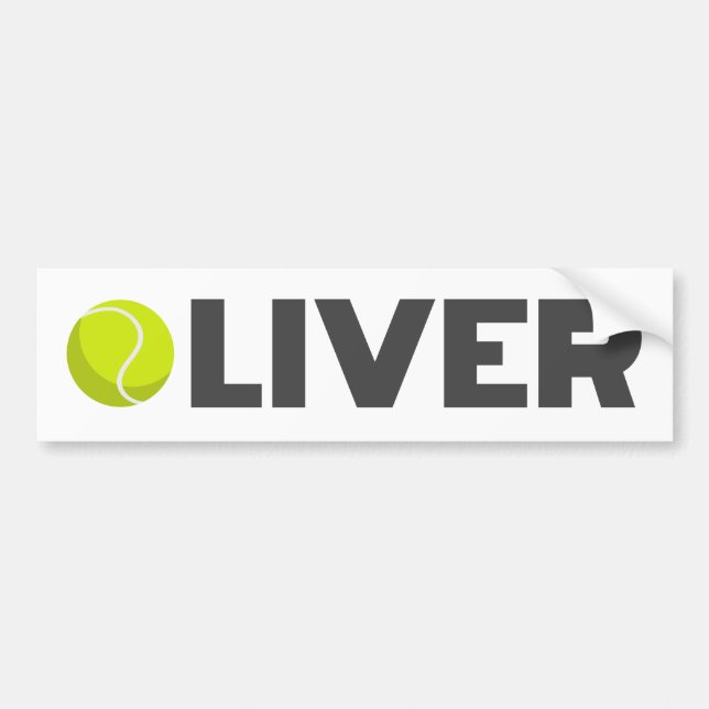 Autocollant De Voiture Oliver Tennis (Devant)