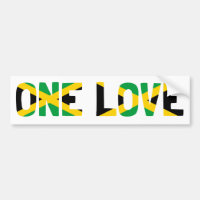 One Love Jamaica Flag