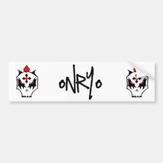 AUTOCOLLANT DE VOITURE ONRYO