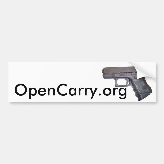 Autocollant De Voiture OpenCarry.org (Devant)