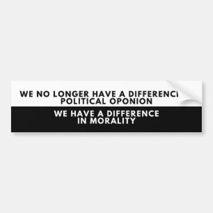 Autocollant De Voiture Opinion politique