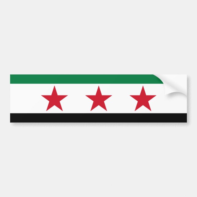Autocollant De Voiture opposition de la Syrie (Devant)