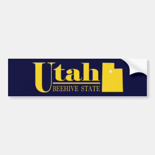 Autocollant De Voiture Or de l'Utah