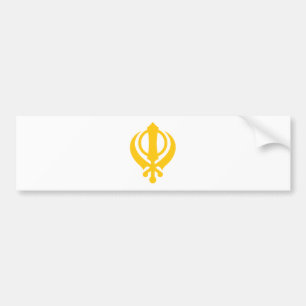 Autocollant De Voiture Or sikh de Khanda