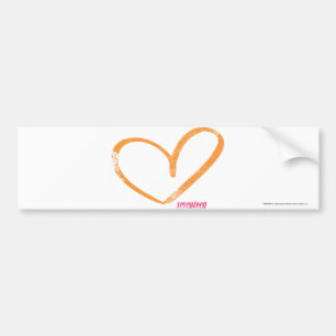 Autocollant De Voiture Orange d'OpenHeart